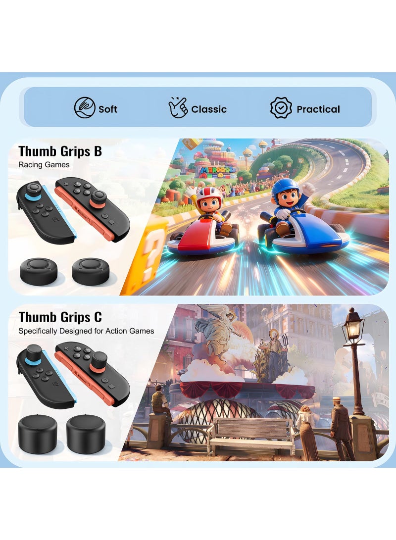 دوبي DOBE SWITCH الجيل الثاني من الجيل المضيف قبعة الروك قبعة الداعم مجموعة ns 2 قبعة سيليكون مضيف TNS-31110 - Image 5