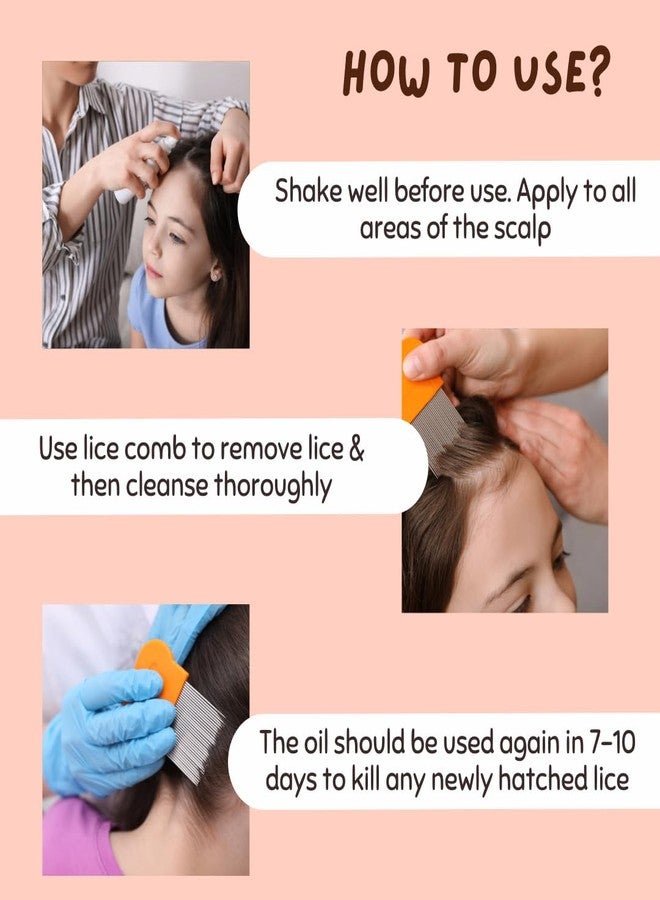 Coco Crush 100% Natural Lice Remover Oil for Kids & Babies | Cold Pressed Coconut, Lavender & Tea Tree Oil | Gentle on Scalp | Clinically Proven | Safe, Non-Toxic & Chemical Free Treatment (100ML) - Image 5