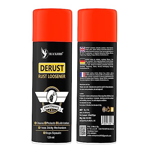 BLACKBIRD Bike Care Kit. 1Pcs - Chain Lube 220ml, Chain Cleaner 220ml, De-Rust 120ml, All in One Polish 200ml, Chain Cleaning Brush and 2 Pc Microfiber Cloth - Image 4