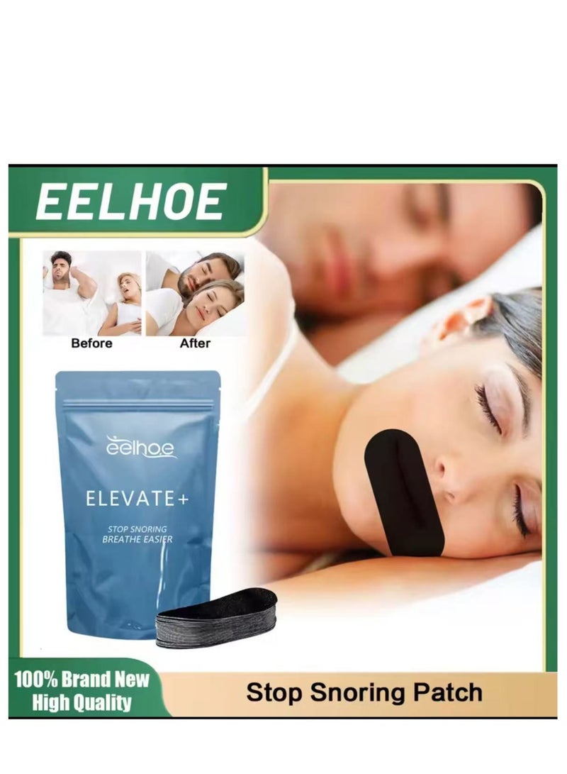 EELHOE 30 Pcs Stop Snoring Breathe Easier Patch, Super Anti Snoring Solution for Men and Women, Clear the Way to Breathe Better Air, Reduce Snoring, Relieve Nasal Congestion Caused By Colds and Allergies  - Image 1