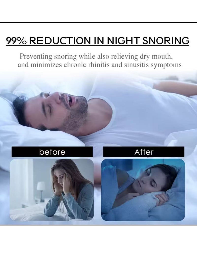 EELHOE 30 Pcs Stop Snoring Breathe Easier Patch, Super Anti Snoring Solution for Men and Women, Clear the Way to Breathe Better Air, Reduce Snoring, Relieve Nasal Congestion Caused By Colds and Allergies  - Image 3
