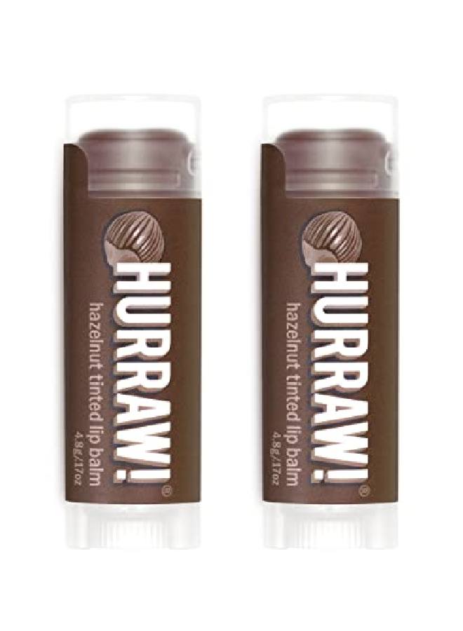 Hurraw! Hazelnut Tinted Lip Balm 2 Pack: (Sheer Brown Tint) Organic Certified Vegan Cruelty And Gluten Free Nongmo 100% Natural Ingredients Bee Shea Soy And Palm Free Made In Usa - Image 2