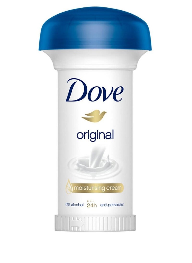 Dove Original Moisturizing and Antiperspirant Cream 50ml 