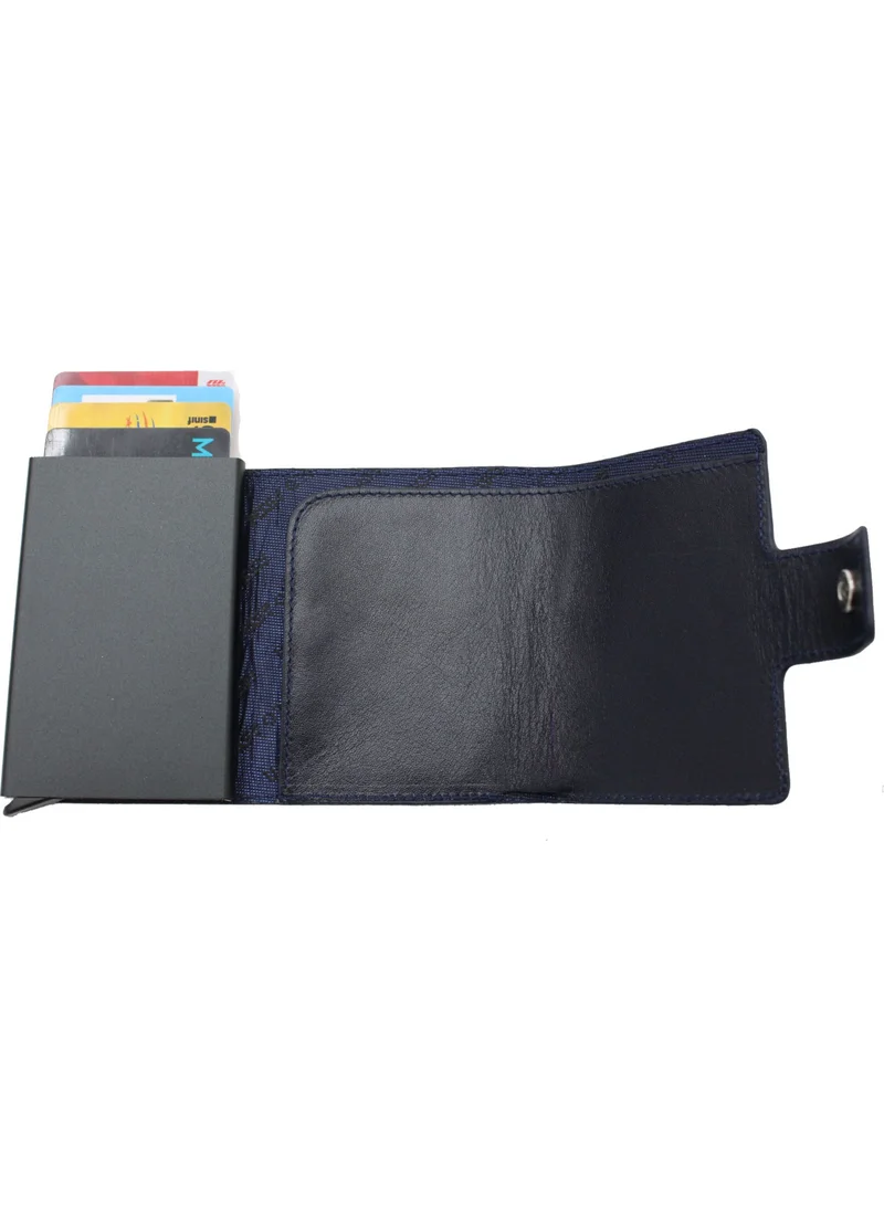 Grande Plcuz 9211 U.S.polo Assn.faux Leather, Mechanical Wallet, Card Holder