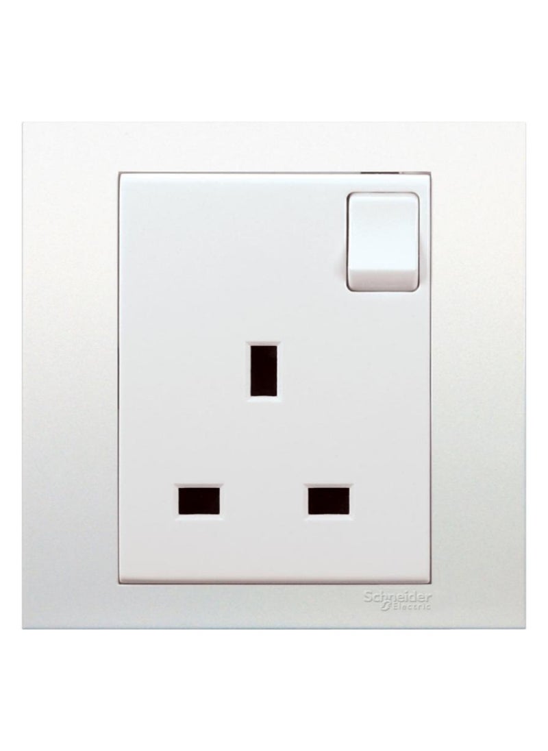 Schneider Electric Vivace 1 Gang Switch Socket 8 7 X 8 7 X 3 5 Cm 250 Vac 