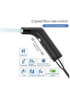 Albawadi Electric Shattaf Personal Travel Bidet Sprayer Kits Shower Spray Clean with 2.3L Water Storage Rechargeable  - Image 2