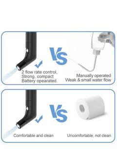 Albawadi Electric Shattaf Personal Travel Bidet Sprayer Kits Shower Spray Clean with 2.3L Water Storage Rechargeable  - Image 5