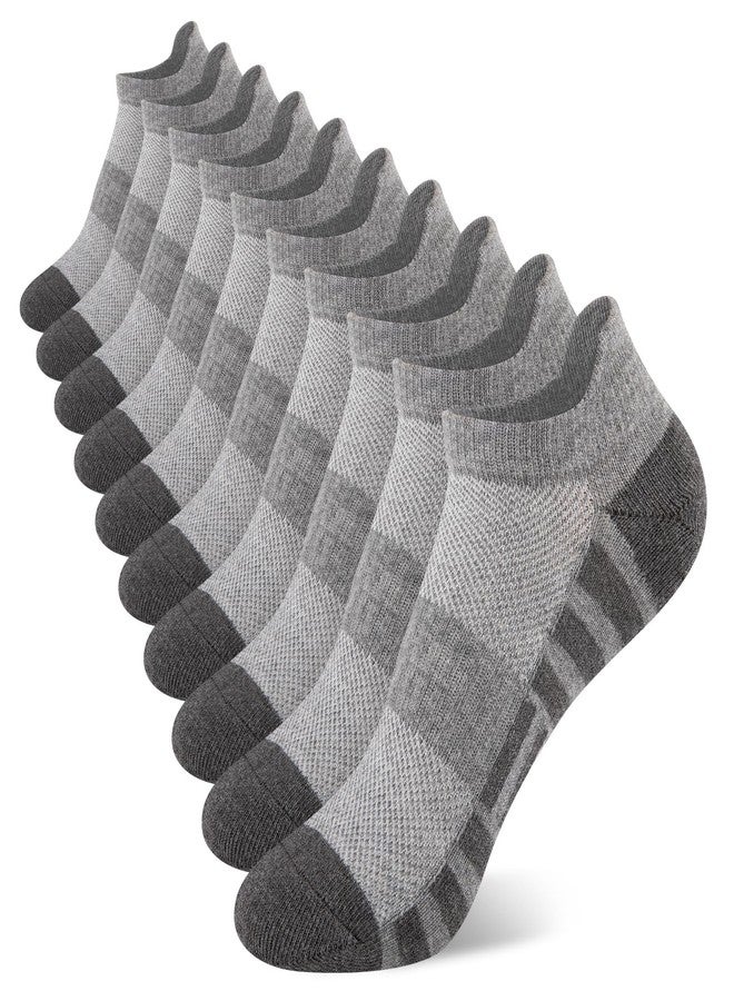 Comfoex Boys Socks Low Cut Cotton Breathable Ankle Scoks Sport For Kids 4-7 7-10 Years Old Short Athletic 10 Pairs - Image 1