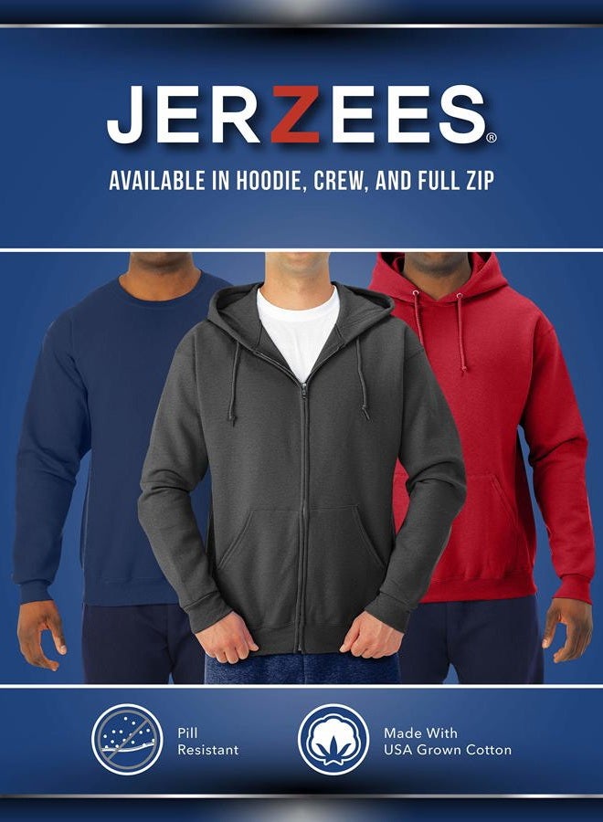 Jerzees Boys' Hooded Sweatshirt, Maroon, M - Image 5