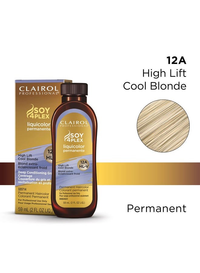 CLAIROL PROFESSIONAL Permanent Liquicolor, 12a High Lift Cool Blonde, 2 oz. - Packaging May Vary - Image 2