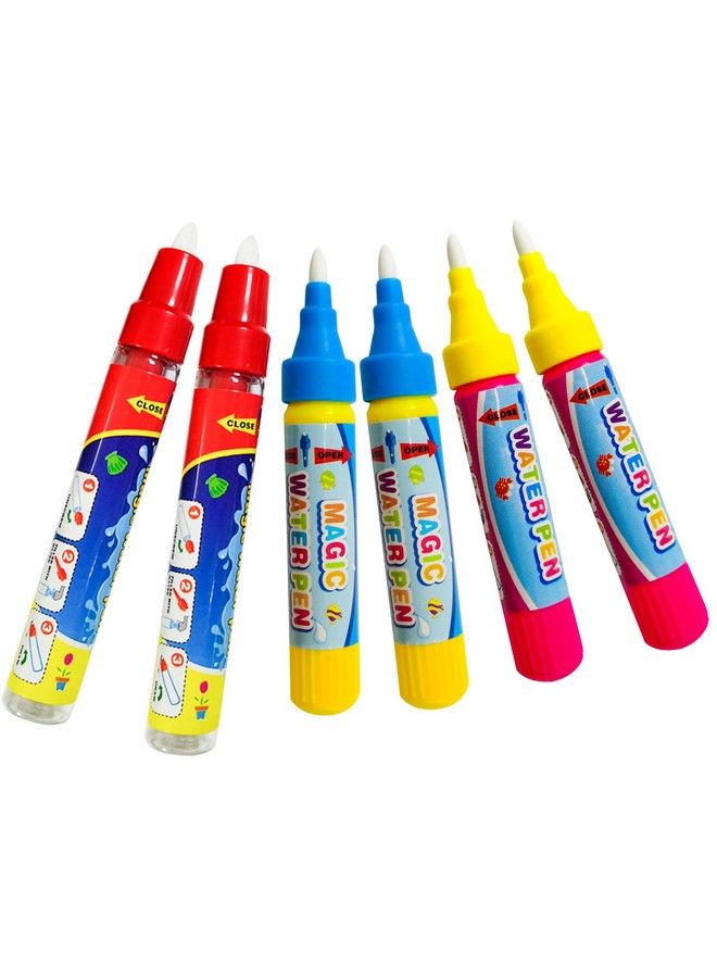 COSBAY Water Doodle Pens Replacement Water Pen Drawing Doodle Pens For Aqua Water Doodle Mat (Multicolored6Pcs) - Image 2