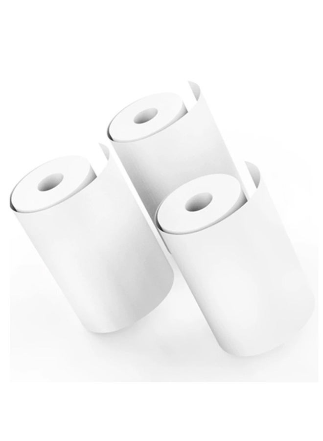 Generic Special Children's Camera Printing Paper Polaroid 57 * 25mm Photo Thermal Transfer Paper Photography A Pack Of 5 Rolls-Color:White (5 Rolls Per Pack)  - Image 4