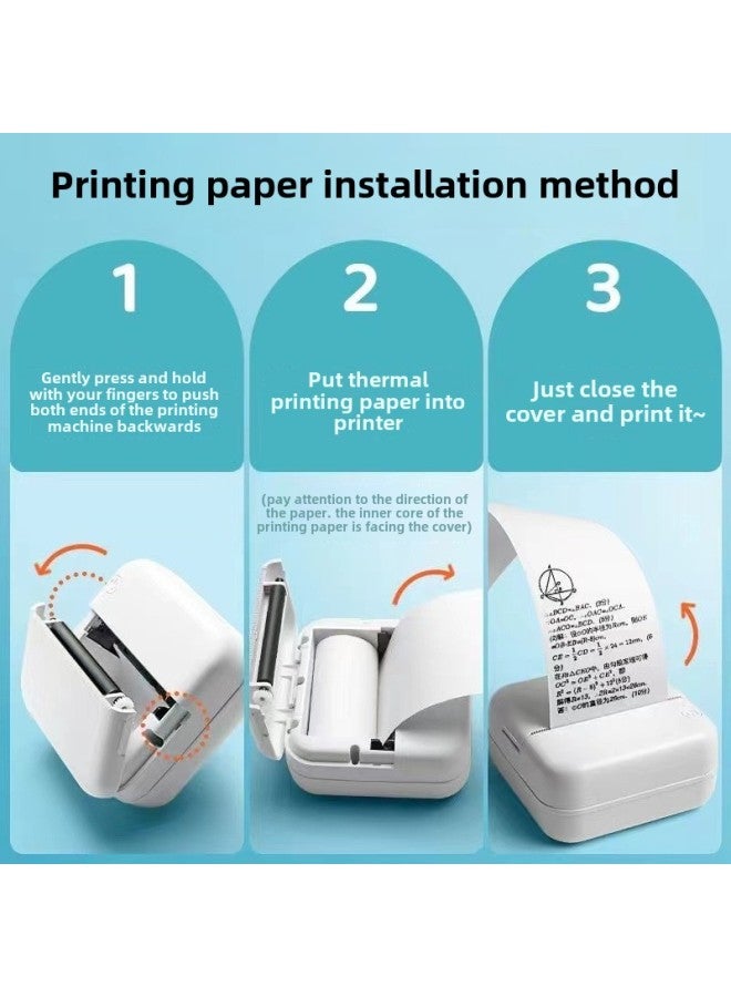 Generic Special Children's Camera Printing Paper Polaroid 57 * 25mm Photo Thermal Transfer Paper Photography A Pack Of 5 Rolls-Color:White (5 Rolls Per Pack)  - Image 3