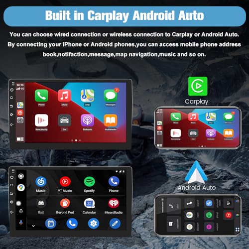 Junsun 5G WiFi 64GB ROM Car Radio Stereo for Honda Accord 2008 2009 2010 2011 2012 2013,Wireless CarPlay/Android Auto,GPS DSP RDS,Upgrade Bluetooth 5.0 Rearview AM/FM with Backup Camera - Image 4