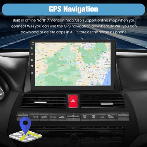 Junsun 5G WiFi 64GB ROM Car Radio Stereo for Honda Accord 2008 2009 2010 2011 2012 2013,Wireless CarPlay/Android Auto,GPS DSP RDS,Upgrade Bluetooth 5.0 Rearview AM/FM with Backup Camera - Image 5