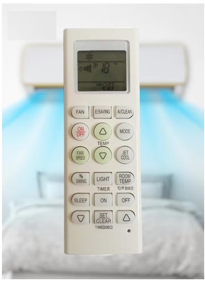 JAJEEK AC Remote Compatible for Air Conditioners – Universal Replacement Remote for All Major AC Brands, Easy Setup, Full Functionality, Temperature Control, Fan Speed & Mode Adjustment - Image 2