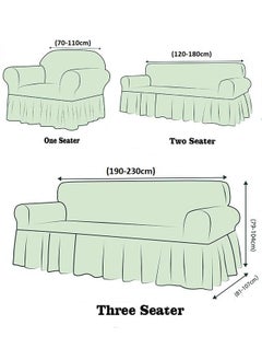 EVORY HOME Sofa Cover Waterproof 4-Pieces Set of 7-Seater (3+2+1+1) Water Resistant Furniture Protector  - Image 3