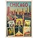 MyPuzzle.com MyPuzzle Chicago MultiImage Collage Print Vintage Poster Premium 1000 Piece Jigsaw Puzzle for Adults - Image 2