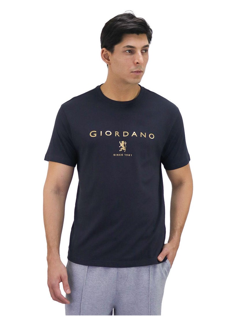 GIORDANO Men's Short Sleeve Print Tee  - Image 1