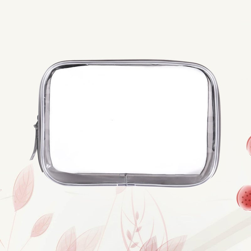 PVC Storage Bag Enlarge Toothpaste Packing Organizer Cosmetic Pouch Transparent Change Purse with Zipper for Travel - Image 1