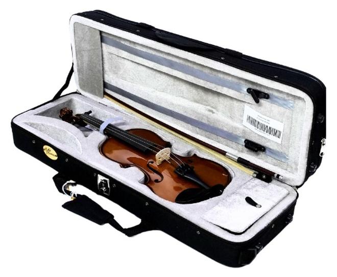 Vhienna VH VO12 Orchestra 1/2 Size Violin Outfit – Natural - Image 1