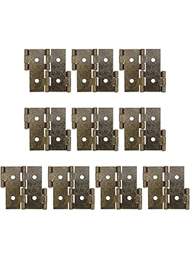 Double Acting Oil Iron Door Hinges 47x47mm Retro Style for Cabinet Antique Door - Image 1