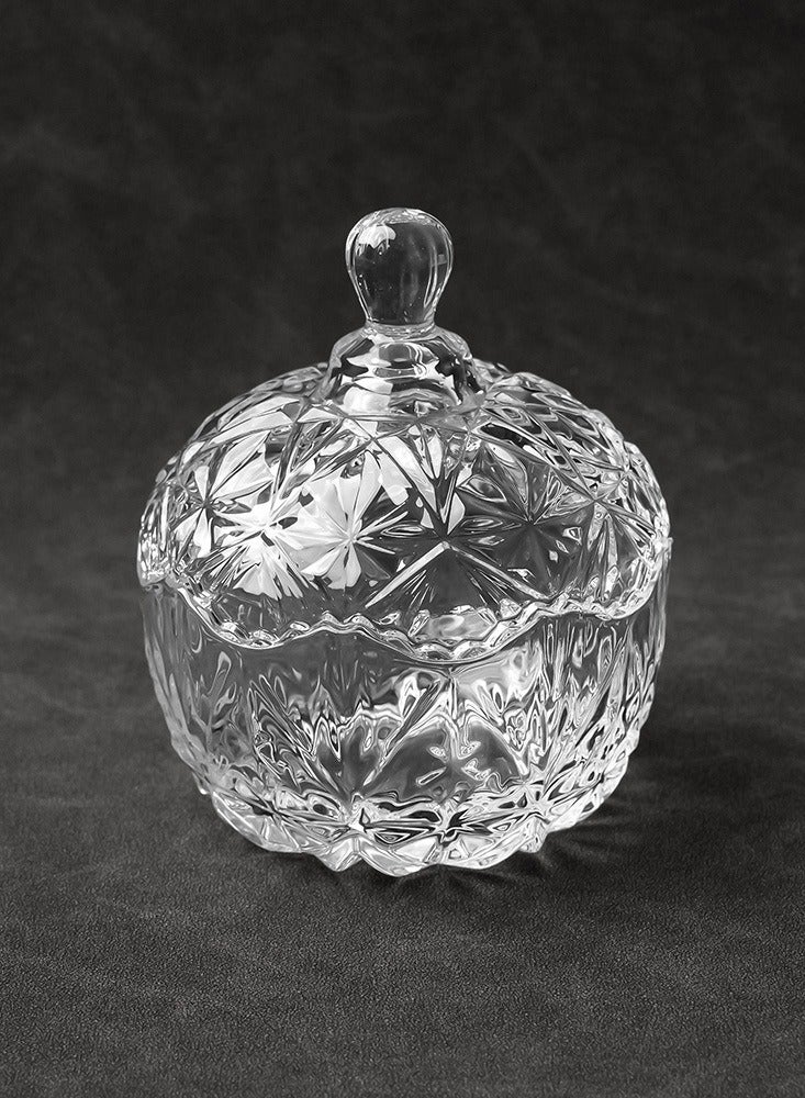 Crystal Glass Bowl with Healing Energy Purification for Bracelets Necklaces Includes 400g White Crystal Shards Crystal Degaussing - Image 3