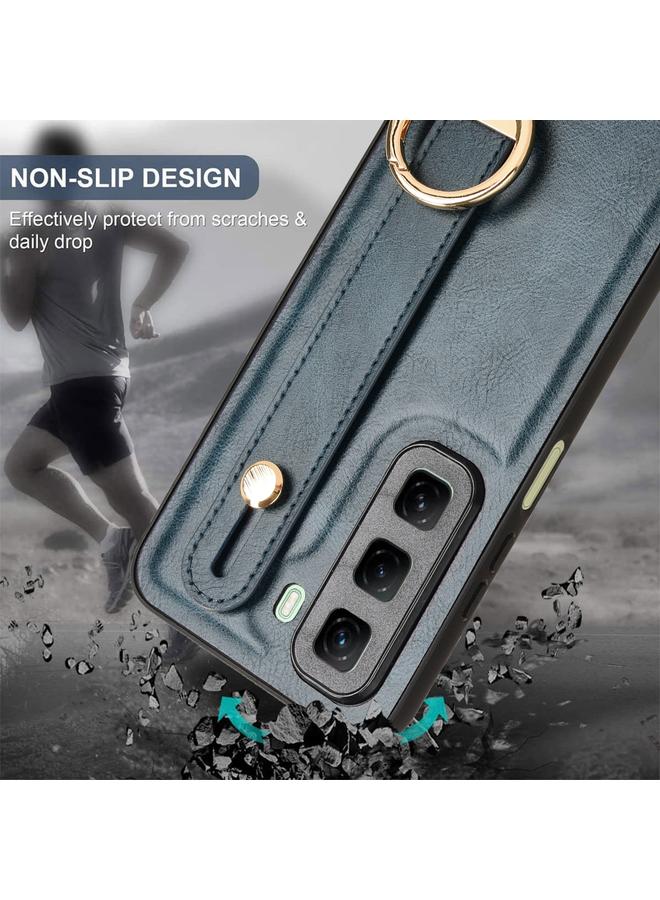 Zaboon Case For Infinix Hot 50 5G Wristband Leather Back Phone Case - Image 4