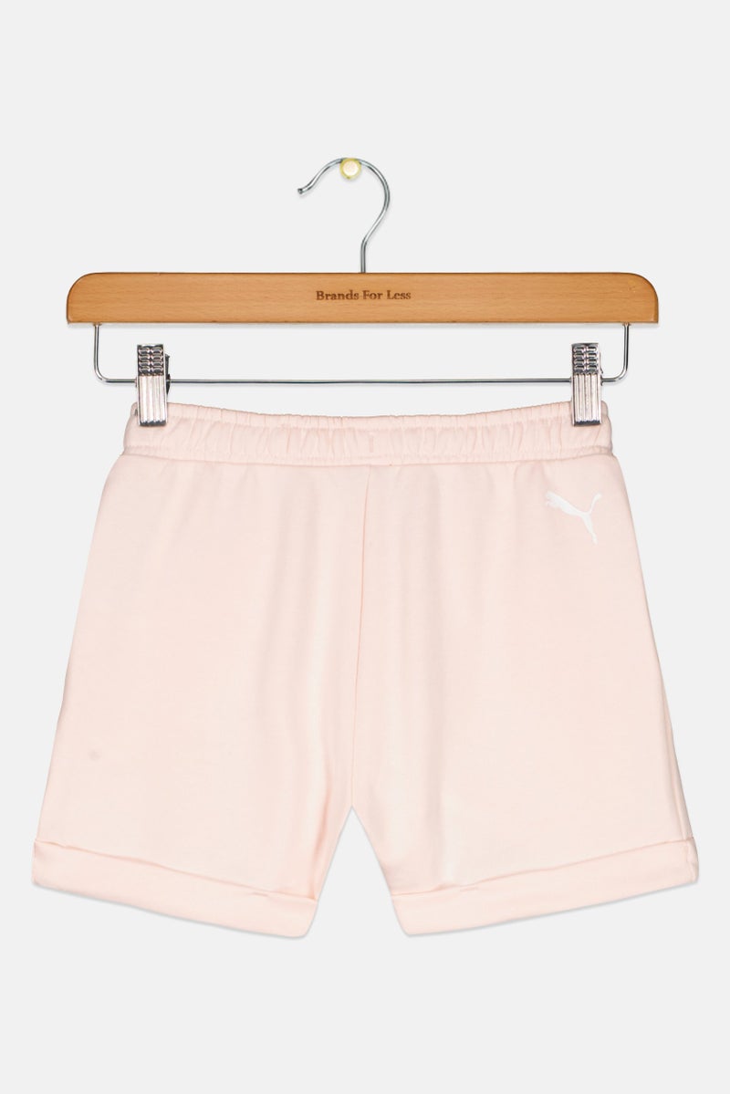 PUMA Kids Girl Sportswear Fit Outdoor Shorts, Pink - Image 2