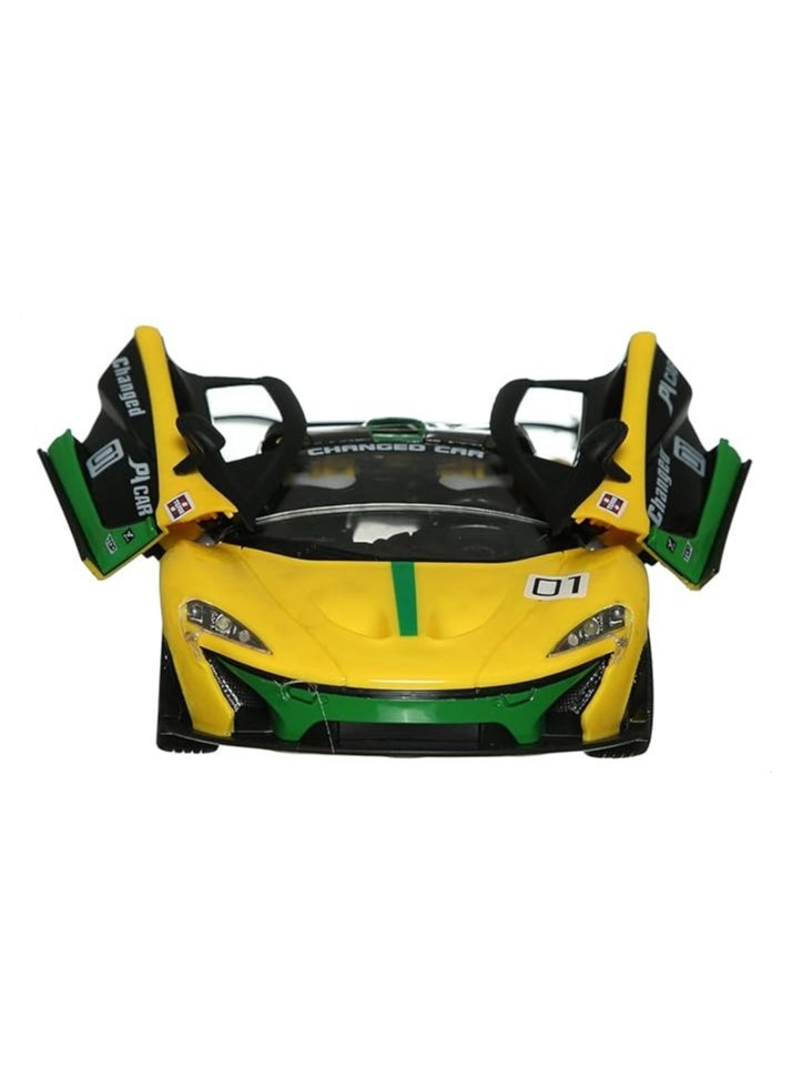 Whynot - Remote Control Racing Car for Boys – Sporty Design Toy Car (Yellow/Green) with Rechargeable Battery 🏁🔋🎮 - Image 1