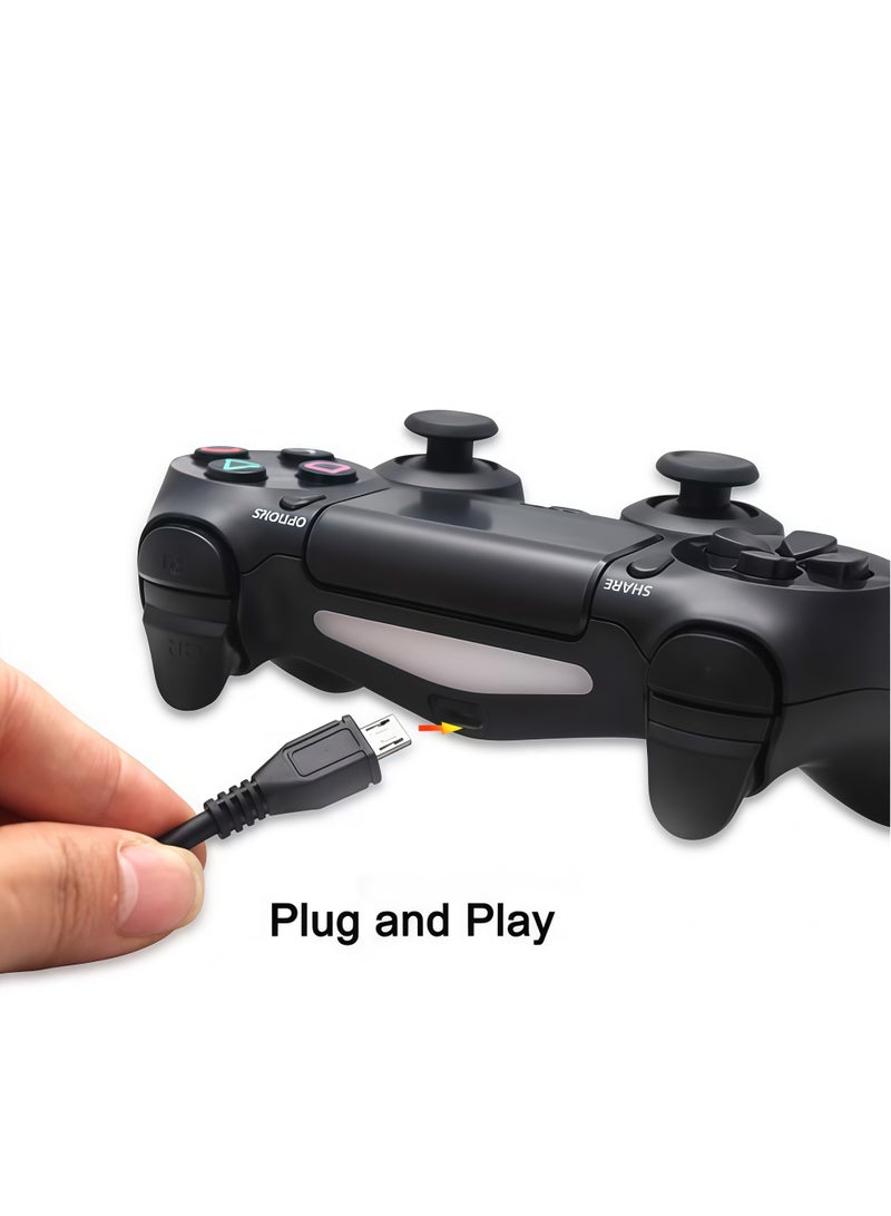 كابل شحن وحدة التحكم PS4 بطول 1.8 متر كابل مخصص، كابل شحن وحدة التحكم - Image 2