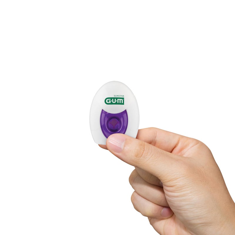 Gum Expanding Dental Floss - Waxed Woven Floss - Effective Plaque Removal for Tight Teeth - Unflavored - Image 3