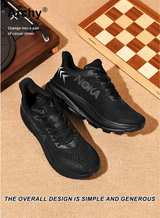 Archy Men's New Fashion Thick-Sole Running Shoes - Breathable Mesh Marathon Sneakers | Non-Slip Rubber Outsole, for Outdoor Sports & Casual - Image 5