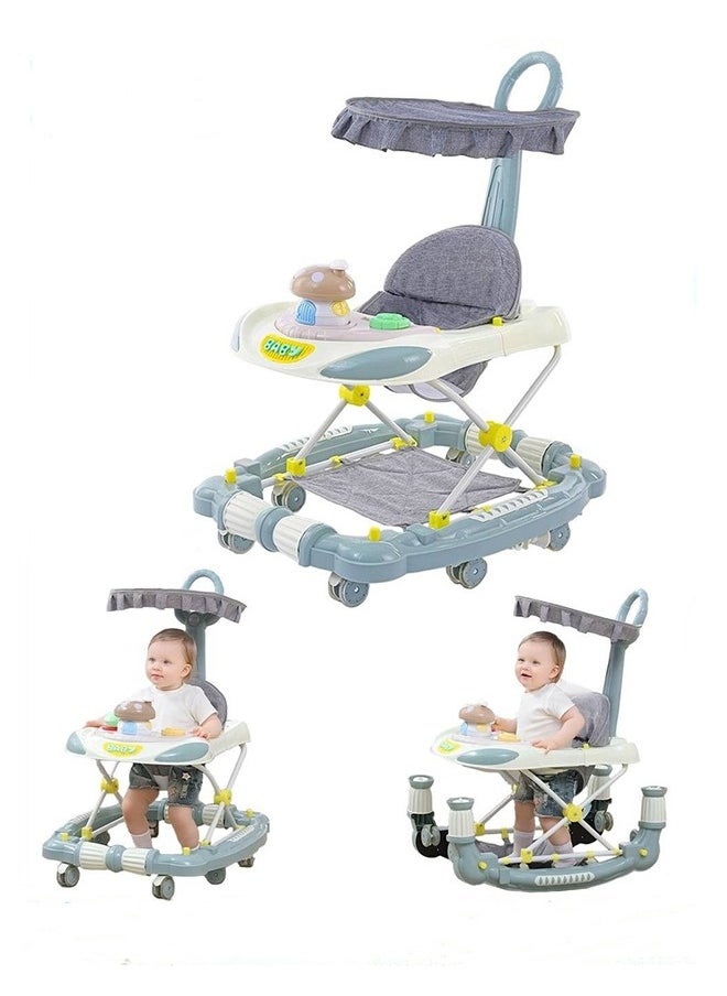 MIXDE Adjustable And Foldable 4 In 1 Baby Walker 6 - 18 Months  - Image 2