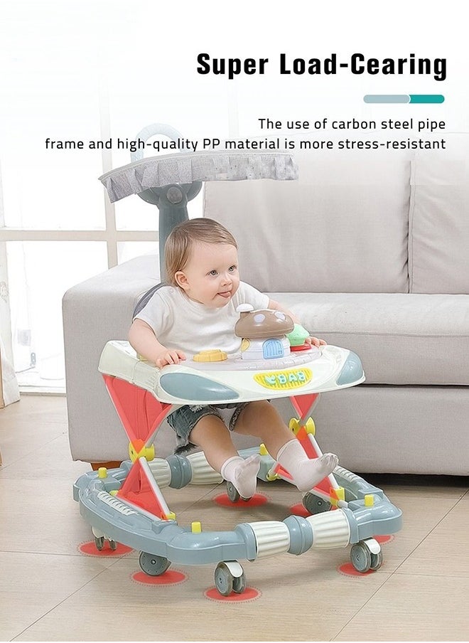 MIXDE Adjustable And Foldable 4 In 1 Baby Walker 6 - 18 Months  - Image 3