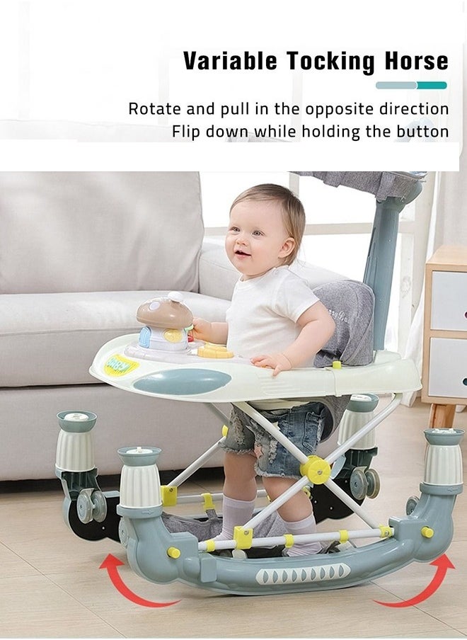 MIXDE Adjustable And Foldable 4 In 1 Baby Walker 6 - 18 Months  - Image 4