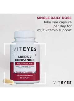 Viteyes Classic Areds 2 Companion Multivitamin Supplement Comprehensive Multivitamin Formula For Areds 2 Users 90 Capsules  - Image 5