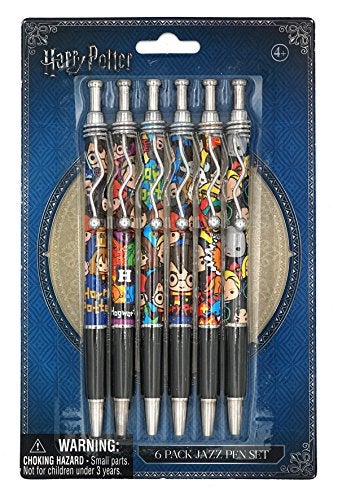Harry Potter 48137 (6 Pack) Jazz Pen Set B Novelty, Multicolor - Image 1