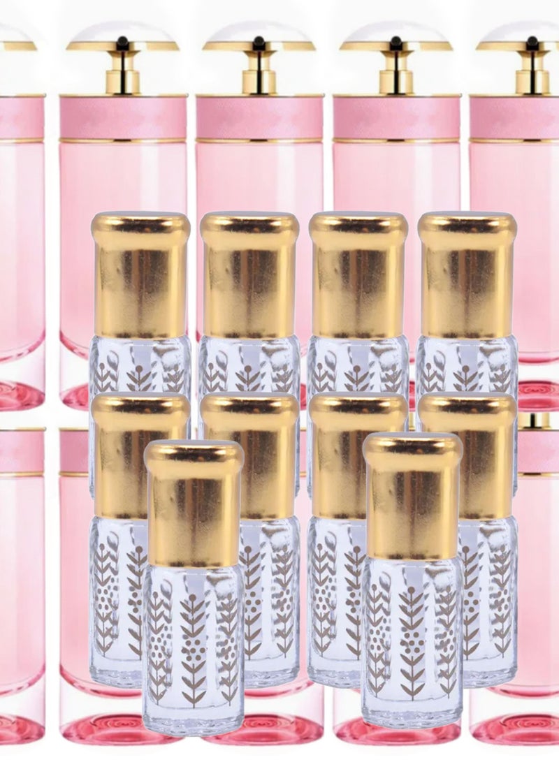 10 قطع عطر كاندي فلوريل ثابت وفواح عبوة اقتصادية 3 مل