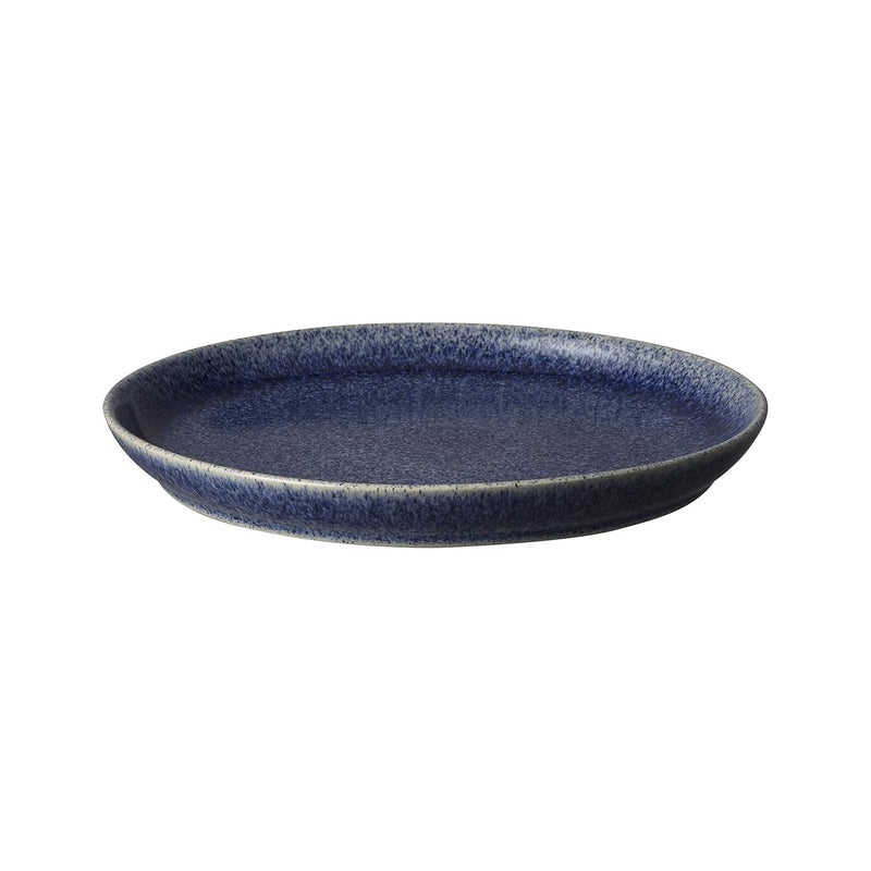 Denby Studio Blue Cobalt Coupe Dinner Plate, 26cm - Image 1