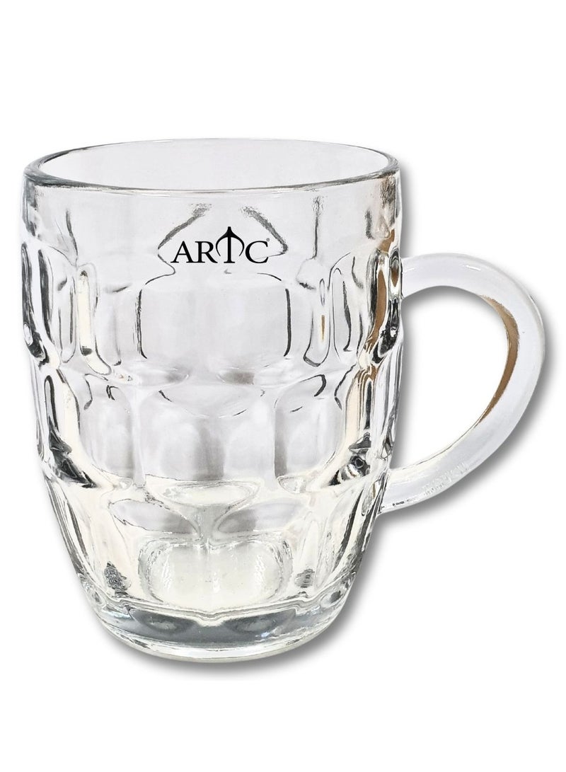 ARTC ARTC German Beer Mug Stein 300ml And Classic Handheld Tankard Glass 2pcs Set  - Image 3