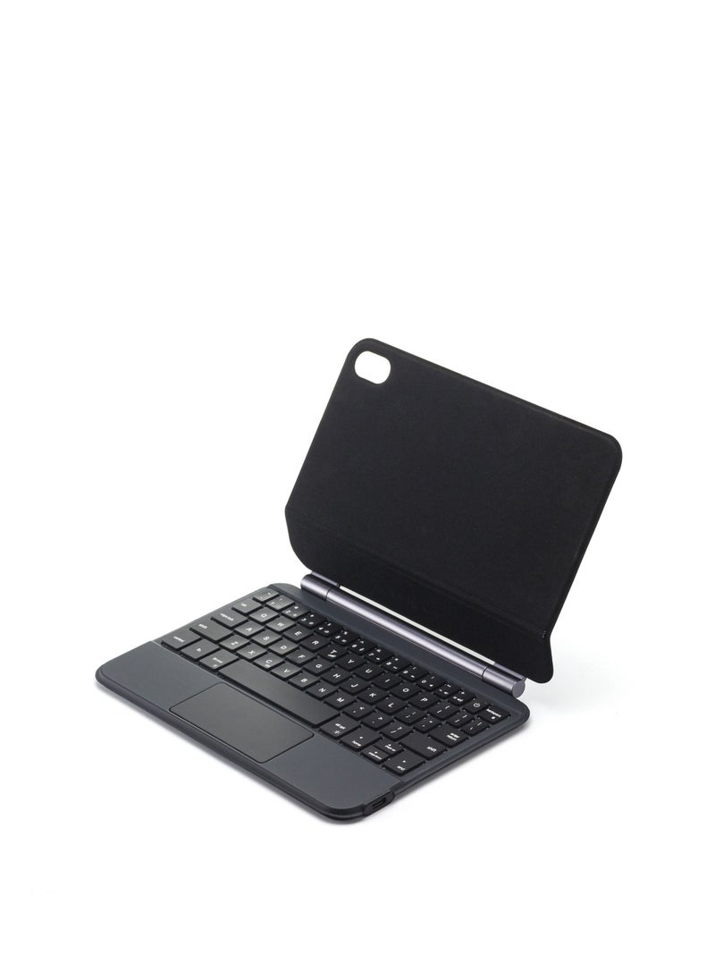 GULFLINK 500mAh Wireless Keyboard Case with TouchPad for ipad mini6 Black  - Image 1