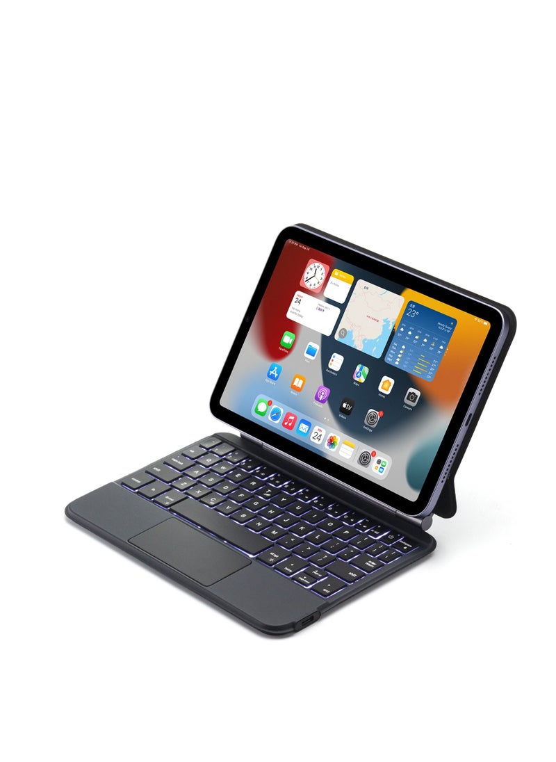 GULFLINK 500mAh Wireless Keyboard Case with TouchPad for ipad mini6 Black  - Image 5