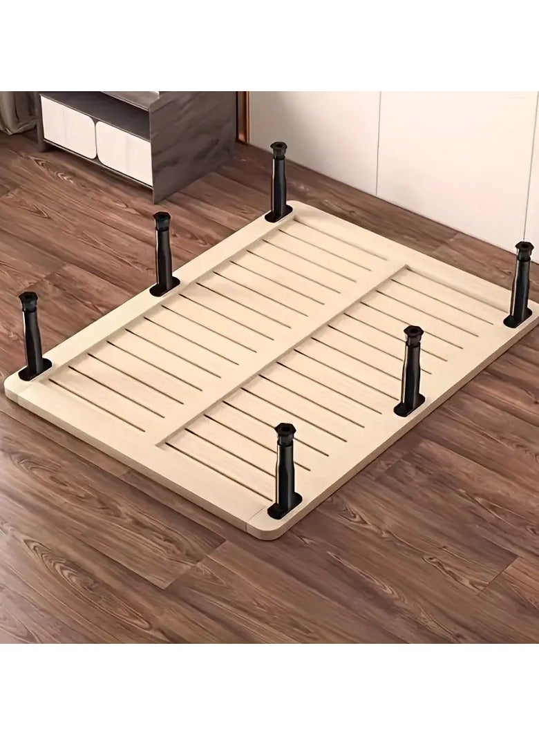 Generic 2 Pieces Of Support Legs For Bed Or Sofa And Other Pieces Of Furniture Adjustable Legs With A Base You Turn To Control The Right Height For You Starting From A Height Of 13 CM Up To aA Maximum Height Of 22 CM Please Check The Height The Length Of The Appropriate Height For You Before Buying And You Can Install It With Screws Attached With It 8 Screws The Legs Are Suitable For Supporting Several Pieces Of Furniture Such As Wood And Metal Bed TV Cabinets Wardrobes Sofa Sofa Or Bedside Table Or The Dressing Table And Other Furniture Legs Of Plastic Bodybuilding Heavy Duty Do Not Scratch The Floors  - Image 3