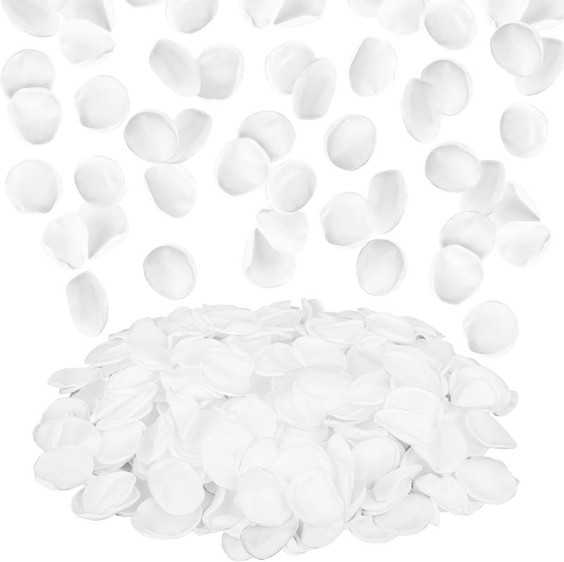 Suream Silk Flower Petals for Wedding, Purple Flower Girl Petals for Decoration, silk rose petals for Bridal Shower Wedding Aisle Table Centerpieces Reception Tables Romantic Night Decoration(600 Pcs) - Image 1