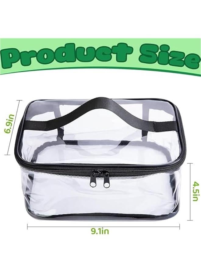 هوكور حقائب تخزين العاب شفافة من دوركو - 91 × 69 45 انش اكياس تنظيم بلاستيك PVC بسحاب - شنطة مقاومة للماء لمكعبات البناء والالعاب الصغيرة اسود - Image 2