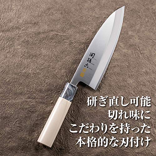 Kai Corporation KAI AK5063 Deba Knife Seki Magoroku Ginju, Stainless Steel, 6.5 inches (165 mm), Made in Japan - Image 5
