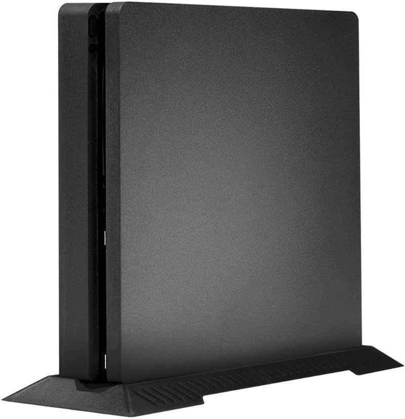 KlsyChry Vertical Stand for PS4 Slim PlayStation 4 Slim Console with Built-in Cooling Vents and Non-Slip Feet - Image 1