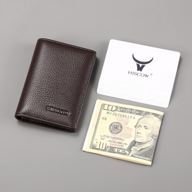 HISCOW Leather Business Card Case Holder for Men & Women, Italian Calfskin - Image 2