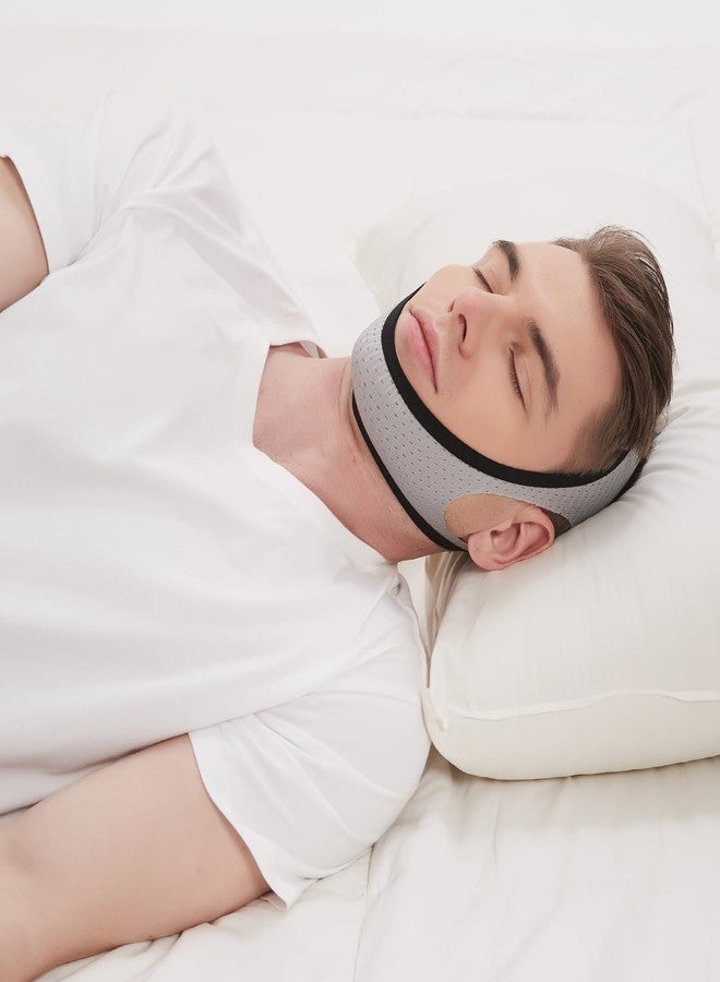 KeyBegin Chin Strap for Sleeping, 2 Pack Breathable Cpap Chin Strap to Keep Mouth Closed While Sleeping - Image 5